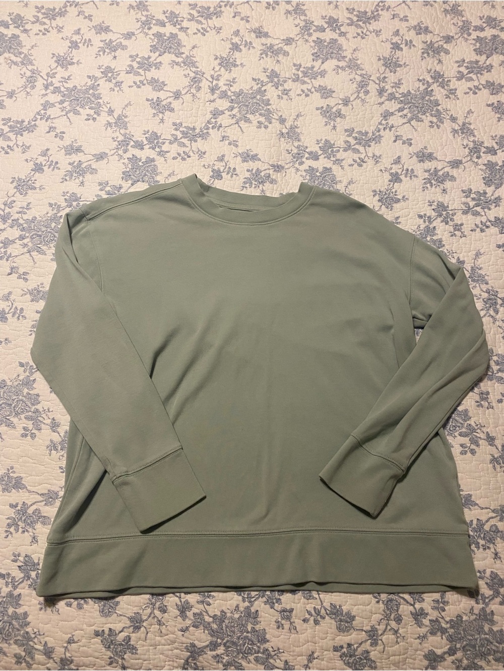 Alive Walk The Crewneck Sweatshirt Sage Green Size XS